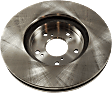 2004 Honda Accord - Front Brake Disc, Plain Surface, Vented, 5 Lugs, 299.97 mm, Coupe, 6-Speed, Manual Transaxle, 3.0L 6Cyl, Pro-Line Series