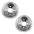 Rear Brake Disc, Natural Finish, Plain Surface, Solid, 4 Lugs, 239.01 mm, Pro-Line Series