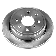 Rear Brake Disc, Natural Finish, Plain Surface, Solid, 4 Lugs, 239.01 mm, Pro-Line Series