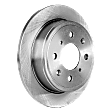 Rear Brake Disc, Natural Finish, Plain Surface, Solid, 4 Lugs, 239.01 mm, Pro-Line Series