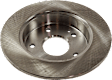 2006-2015 Honda Civic - Rear Brake Disc, Plain Surface, Solid, 5 Lugs, 259.59 mm,, Pro-Line Series
