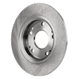 Front and Rear Brake Disc, Natural Finish, Plain Surface, Front-Vented/Rear-Solid, 5 Lugs, Front-261.62 mm/Rear-259.59 mm, 1.5L, 4Cyl, Pro-Line Series