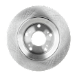 Rear Brake Disc, Natural Finish, Plain Surface, Solid, 5 Lugs, 281.69 mm, Pro-Line Series