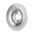 Rear Brake Disc, Natural Finish, Plain Surface, Solid, 5 Lugs, 281.69 mm, Pro-Line Series