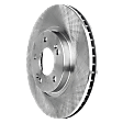Front Brake Disc, Natural Finish, Plain Surface, Vented, 5 Lugs, 293.88 mm, Pro-Line Series