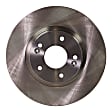 Front Brake Disc, Natural Finish, Plain Surface, Vented, 5 Lugs, 297.94 mm, Pro-Line Series