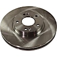 Front Brake Disc, Natural Finish, Plain Surface, Vented, 5 Lugs, 300.23 mm, Pro-Line Series