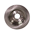 Rear Brake Disc, Natural Finish, Plain Surface, Solid, 5 Lugs, 302.01 mm, Pro-Line Series