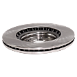 Front and Rear Brake Discs, 4-Wheel Set Plain Surface 5 Lugs Vented - Front; Solid - Rear, Pro-Line Series