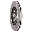 Front and Rear Brake Discs, 4-Wheel Set Plain Surface 5 Lugs Vented - Front; Solid - Rear, Pro-Line Series