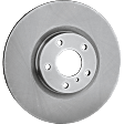 2008 Infiniti G35 X - Front and Rear Brake Disc, Plain Surface, Vented, 5 Lugs, Dual Front Piston Calipers, 3.5L 6Cyl, Pro-Line Series
