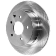 Front and Rear Brake Discs, 4-Wheel Set, Plain Surface, Vented - Front, Solid - Rear, 5 Lugs, 12.6 in. - Front, 11.48 in. - Rear Disc Diameter, Pro-Line Series