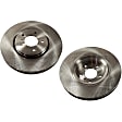 Front Brake Disc, Plain Surface, Vented, 5 Lugs, 320.04 mm, Pro-Line Series