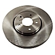 Front Brake Disc, Plain Surface, Vented, 5 Lugs, 320.04 mm, Pro-Line Series