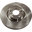 Front and Rear Brake Discs, 4-Wheel Set, Plain Surface, Vented, 5 Lugs, 12.11 in.-Front, 12.99 in.-Rear, 330mm Front/Rear Disc, 1 Piston Front Cal, Pro-Line Series