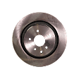 Front and Rear Brake Discs, 4-Wheel Set, Plain Surface, Vented, 5 Lugs, 12.11 in.-Front, 12.99 in.-Rear, 330mm Front/Rear Disc, 1 Piston Front Cal, Pro-Line Series