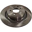 Rear Brake Discs, Plain Surface, Vented, 5 Lugs, 12.99 in. Disc Diameter, 330mm Front/Rear Disc, Single Front Piston Calipers, Pro-Line Series