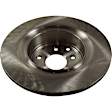 Rear Brake Discs, Plain Surface, Vented, 5 Lugs, 12.99 in. Disc Diameter, 330mm Front/Rear Disc, Single Front Piston Calipers, Pro-Line Series