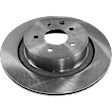 Front and Rear Brake Discs, 4-Wheel Set, Plain Surface, Vented, 5 Lug, 13.98 in.-Front, 12.99 in.-Rear Disc Dia, Coupe, RWD, 355mm Front Disc, 330mm Rear Disc, Pro-Line Series