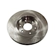 Front Brake Disc, Plain Surface, Vented, 6 Lugs, 350.01 mm, 5.6L, 8Cyl, Pro-Line Series
