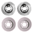2016 Jeep Renegade - Front and Rear Brake Disc, Plain Surface, Front-Vented/Rear-Solid, 5 Lugs, Front-305 mm/Rear-278 mm, 1.4L 4Cyl, Pro-Line Series