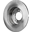 2012 Chrysler 200 - Rear Brake Disc, Natural Finish, Plain Surface, Solid, 5 Lugs, 302.01 mm, 302mm Rear Disc, 3.6L 6Cyl, Pro-Line Series