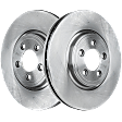 Front Brake Disc, Natural Finish, Plain Surface, Vented, 5 Lugs, 325.88 mm, Pro-Line Series