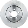 Front Brake Disc, Natural Finish, Plain Surface, Vented, 5 Lugs, 325.88 mm, Pro-Line Series