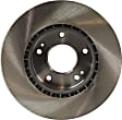 Front Brake Disc, Natural Finish, Plain Surface, Vented, 5 Lugs, 279.91 mm, Pro-Line Series
