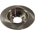 Front and Rear Brake Disc, Plain Surface, Vented - Front; Solid - Rear, 5 Lugs Pro-Line Series