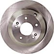 Front and Rear Brake Disc, Plain Surface, Front-Vented/Rear-Solid, 5 Lugs, Front-320.04 mm/Rear-302.01 mm, 3.3L, 6Cyl, Pro-Line Series
