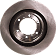 Front Brake Disc, Natural Finish, Plain Surface, Vented, 6 Lugs, 338.07 mm, Pro-Line Series