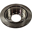 2013 Toyota 4Runner - Front and Rear Brake Disc, Natural Finish, Plain Surface, Vented, 6 Lugs, Front-338.07 mm/Rear-312.17 mm, 4.0L 6Cyl, Pro-Line Series