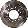2013 Toyota 4Runner - Front and Rear Brake Disc, Natural Finish, Plain Surface, Vented, 6 Lugs, Front-338.07 mm/Rear-312.17 mm, 4.0L 6Cyl, Pro-Line Series