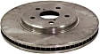 Front Brake Disc, Natural Finish, Plain Surface, Vented, 5 Lugs, 314.96 mm, 4.3L, 8Cyl, Pro-Line Series