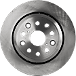 Front and Rear Brake Disc, Plain Surface, Vented, 5 Lugs, Front-334.77 mm/Rear-314.96 mm,, Pro-Line Series