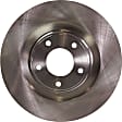 2012 Lincoln MKX - Front Brake Disc, Natural Finish, Plain Surface, Vented, 5 Lugs, 320.04 mm, 3.7L 6Cyl, Pro-Line Series