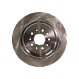 Front and Rear Brake Disc, Natural Finish, Plain Surface, Front-Vented/Rear-Solid, 5 Lugs, Front-320.04 mm/Rear-329.95 mm, Pro-Line Series