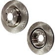 Front Brake Disc, Natural Finish, Plain Surface, Vented, 5 Lugs, 359.92 mm, Pro-Line Series