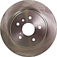 Rear Brake Discs, Plain Surface, Solid, 5 Lugs, 11.34 in. Disc Diameter, AWD, Pro-Line Series