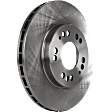 1994 Mitsubishi Eclipse - Front and Rear Brake Disc, Natural Finish, Plain Surface, Front-Vented/Rear-Solid, 5 Lugs, Front-275.84 mm/Rear-261.87 mm, AWD,  2005 Model Year, Production Date From November 1994, 2.0L 4Cyl, Pro-Line Series