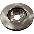 Front and Rear Brake Disc, 4-Wheel Set, Plain Surface, Vented - Front; Solid - Rear, 5 Lugs, Pro-Line Series