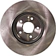 Front and Rear Brake Disc, 4-Wheel Set, Plain Surface, Vented - Front; Solid - Rear, 5 Lugs, Pro-Line Series