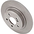 Rear Brake Disc, Plain Surface, Solid, 5 Lugs, 295 mm, Pro-Line Series