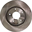 Front Brake Discs, Plain Surface, Vented, 5 Lugs, 10.87 in. Disc Diameter, Pro-Line Series