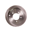 Rear Brake Discs, Plain Surface, Vented - Front, Solid - Rear, 5 Lugs, Pro-Line Series