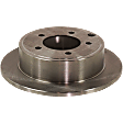 Rear Brake Discs, Plain Surface, Vented - Front, Solid - Rear, 5 Lugs, Pro-Line Series