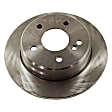 1995 Mercedes Benz C280 - Rear Brake Disc, Plain Surface, Vented, 5 Lugs, 258 mm, 2.8L 6Cyl, Pro-Line Series