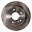 1995 Mercedes Benz C280 - Rear Brake Disc, Plain Surface, Vented, 5 Lugs, 258 mm, 2.8L 6Cyl, Pro-Line Series