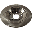Rear Brake Disc, Natural Finish, Plain Surface, Solid, 5 Lugs, 302.01 mm, Pro-Line Series